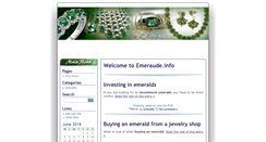 Desktop Screenshot of emeraude.info