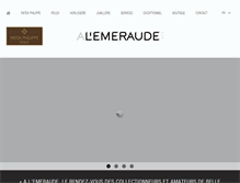 Tablet Screenshot of emeraude.ch